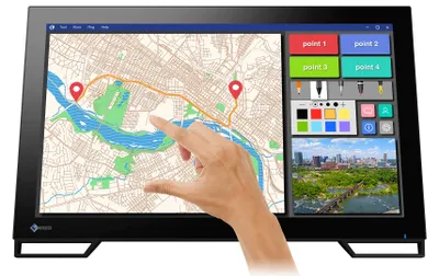 Imagen del producto de EIZO DuraVision FDF2182WT-BK, 54,6 cm (21,5"), 1920 x 1080 píxeles, Full HD, LED, 25 ms, Negro