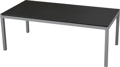 Produktbild von Inko Gartentisch Aluminium graphit 200x100 cm Terrassentisch Tischplatte nach Wahl