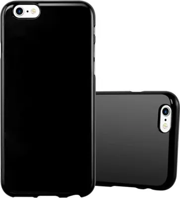 Immagine prodotto di Cadorabo custodia protettiva per Apple iPhone 6 / 6S custodia in TPU nero Custodia Cover