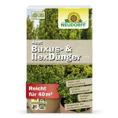 Produktbild von Neudorff Azet Buxus- & IlexDünger 1 kg für 40 m²