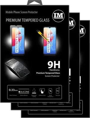 Obrázok produktu pre 3x ochranné tvrdené sklo 9H kompatibilné s Vivo Y72 5G