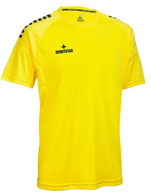 Produktbild von Derbystar Trikot Kurzarm Madrid  S gelb schwarz