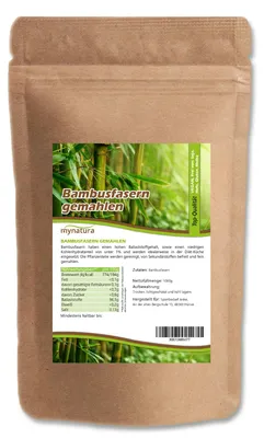 Produktbild von Mynatura Bambusfasern gemahlen – ab 1000g - 2 Beutel