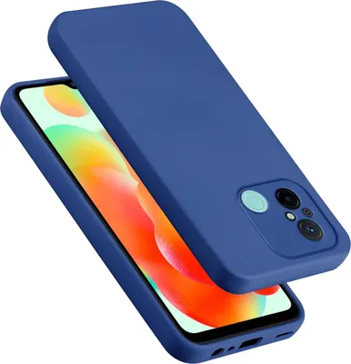 Obrázek produktu pro Cadorabo pouzdro pro Redmi 12C kryt silikonový kryt mobilního telefonu kryt z tekutého silikonu, odolný proti poškrábání a nárazům ochranný kryt pro Redmi 12C