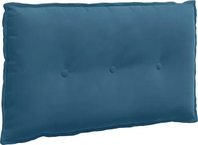 Zdjęcie produktu dla vidaXL Poduszka na plecy niebieska 80 x 50 cm z tkaniny sztruksowej
