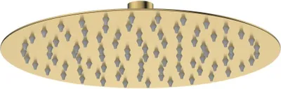 Produktbild von Avapax | Duschkopf Rund - 25 Cm - Edelstahl - Gebürstetes Gold - Korrosionsbeständig - Hochwertig