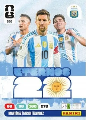 Image de PANINI FIFA WORLD CUP 2026 Adrenalyn XL – ETERNOS 22 – card no. 630 – MESSI