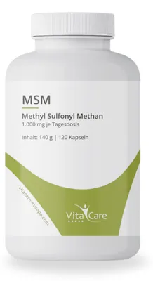 Zdjęcie produktu dla Suplement diety VitaCare MSM kapsułki, 120 kapsułek