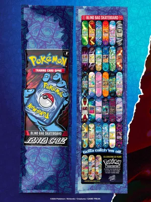 Produktbild von Santa Cruz Pokemon TCG Blind Bag 8.0in x 31.6i Pokemon Multicolored 8