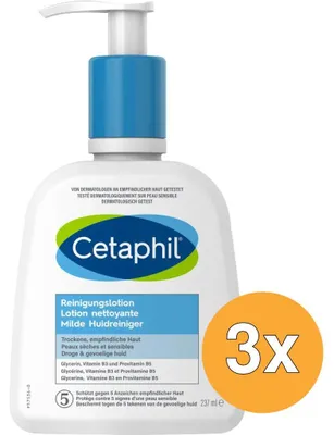 Produktbild von 3x Cetaphil Gentle Skin Cleanser (237 ml)