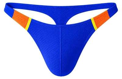 Immagine prodotto di Barcode Berlin - Intimo da Uomo Mutandine a perizoma - Thong RONAK Blue - 1x Taglia S