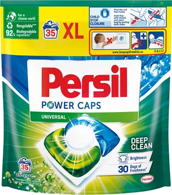Zdjęcie produktu dla Persil Power Caps Universal 490 g 35 prań