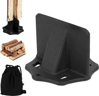 Produktbild von Famanu Holzspalter handbetrieben - robust - tragbar - schwarz