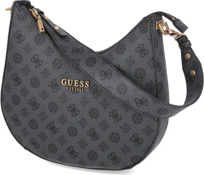 Produktbild von GUESS Damen Schultertasche Fynna Charcoal Logo