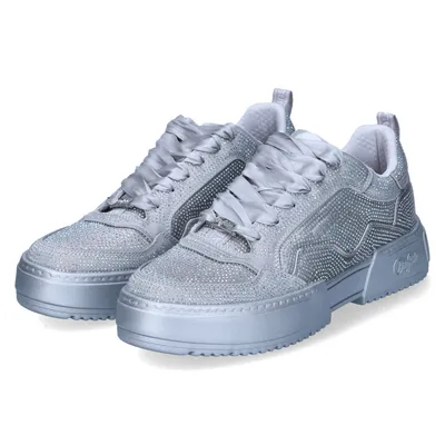 Produktbild von Buffalo Damen sportliche Halbschuhe/ Low Sneaker RSE SPARK Silber Textil-Synthetik-Mix Größe: 39