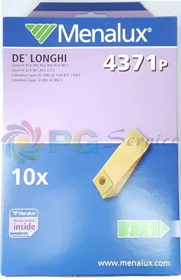 Immagine prodotto di Menalux 4371P sacchi carta per scopa aspirapolvere Delonghi Colombina Super Classe A
