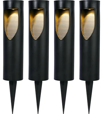 Produktbild von dobar Solar Gartenstecker Gehweg 4er Set, 8x8x45 cm