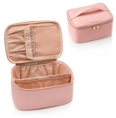 Produktbild von Omgoods – Tragbare Kosmetiktasche mit großem Fassungsvermögen für Reisen