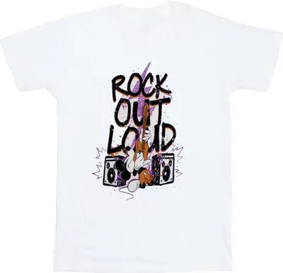 Obrázek produktu pro Mickey Mouse - tričko "Rock Out Loud" pro muže/dámy uni RO11105 (XXL) (Bílá)