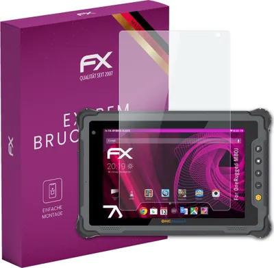 Produktbild von atFoliX FX-Hybrid-Glass Displayfolie kompatibel mit OneRugged M80J Glasfolie