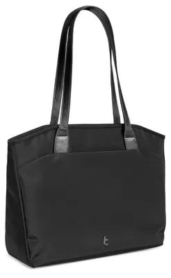 Produktbild von tomtoc Laptop Tote Bag für Damen, 16-Zoll Laptop Schultertasche Bürotasche Arbeitstasche mit Laptopfach, 18L Groß Henkeltasche Handtasche für Arbeit Business Uni Schule Reisen, Schwarz