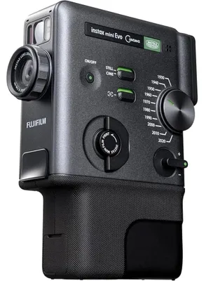 Produktbild von Fujifilm Instax mini evo Cinema, 1/5", 2560 x 1920 Pixel, 62 x 46 mm, CMOS, Schwarz, 28 mm