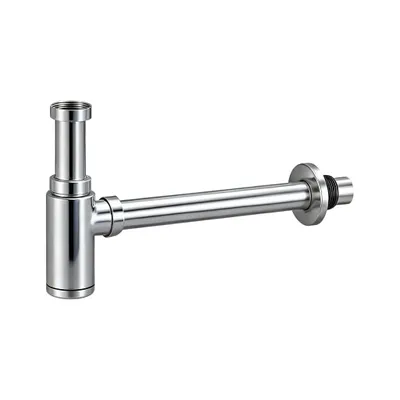 Produktbild von Mirlux Flaschensiphon für Waschbecken 1 1/4 Zoll Chrom platzsparend