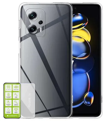 Image de Coque en silicone et TPU pour Xiaomi Poco X4 GT 5G + étui en verre H9 pour téléphone portable - Neuf