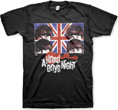 Produktbild von The Beatles A Hard Days Night Black XL T-Shirt