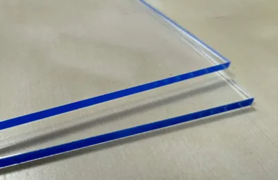 Plexiglasplatten 2 Stück, A6, 5 mm, transparent, Acryl