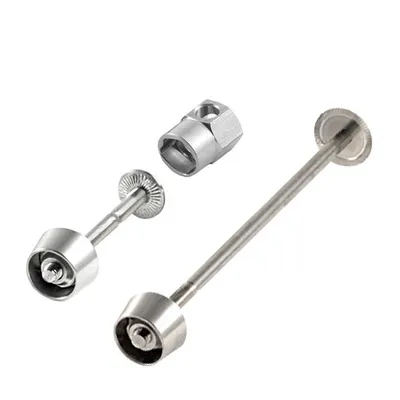 Produktbild von Pitlock Set 01, Vorderrad/Sattelstütze, PITLOCK, silber