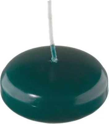 Produktbild von Schwimmkerzen Dunkelgrün 55 x Ø 80 mm, 8 Stück, XXL Schwimmkerzen