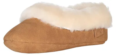 Produktbild von Harrys-Collection Damen Hausschuh Ballerina Lammfell, Braun, 41