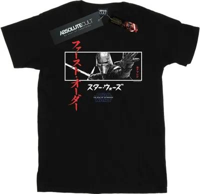 Produktbild von Star Wars: The Rise of Skywalker - "Katakana" T-Shirt für Damen BI46079 (L) (Schwarz)