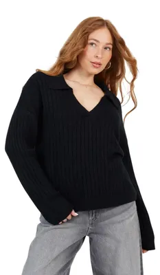 Immagine prodotto di Brave Soul - Maglione da donna, a collo alto WH129 (S) (nero)