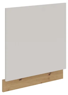 Produktbild von Frontblende für integrierten Geschirrspüler 60 cm Küche SOLANO Kaschmir beige matt + Eiche Artisan matt Küchenzeile Küchenblock Einbauküche