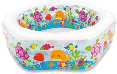 Zdjęcie produktu dla Intex Ocean Reef Pool, Basen nadmuchiwany, 510 l, W kształcie owalnym, 6 lat(a), Winyl, Zielony, Wielobarwny