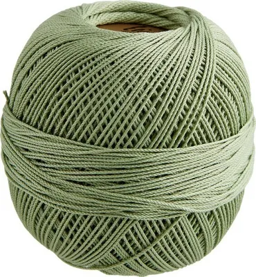 Produktbild von Elisa Häkelgarn,Filethäkelgarn,50g/200m,100% Baumwolle, Stärke 5, für Tischdecken,Vorhänge,NS 1,75-2.0 mm 8543 khaki
