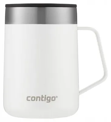 Produktbild von ContiGo! Streeterville Thermobecher mit Henkel 420 ml Weiß