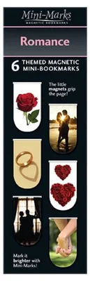 Imagen del producto de 6 marcadores magnéticos románticos.