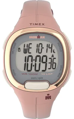 Produktbild von Timex Frauen Ironman Transit 33mm Rosa/Rose Gold-Ton Harz Armband Uhr TW5M35000