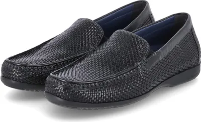 Produktbild von Sioux Herren Slipper/ Mokassins GIUMELO Schwarz GlattlederGröße:7