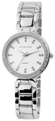 Produktbild von Excellanc Damenuhr mit Metallarmband