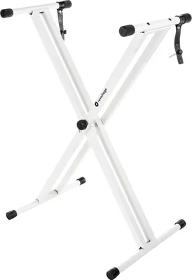 Produktbild von Revoltage DKS205 Double X Zusammenlegbarer Keyboardständer White
