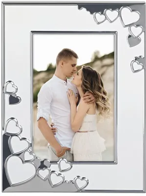Produktbild von Hama Valentine Aluminium Fotorahmen 13x18 cm weiß
