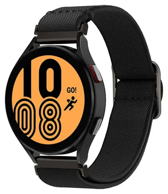 Obrázok produktu pre Spigen Lite Fit, remienok, inteligentné hodinky, čierny, Samsung, Galaxy Watch 5 44 mm/40 mm, Galaxy Watch 5 Pro 45 mm, Galaxy Watch 4 44 mm/40 mm, Galaxy Watch 4 Classic..., nylon