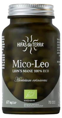 Obrázok produktu pre Hifas da Terra Mico-Leo, Hericium, ORGANICKÝ, 70 kapsúl