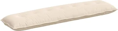 Immagine prodotto di vidaXL Cuscino per lo schienale beige 200 x 50 cm in tessuto microfibra