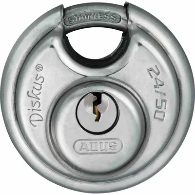 Produktbild von ABUS 203-17 Disk.Vorhangschoss 50mm rfr 24 IB 50, grausilber