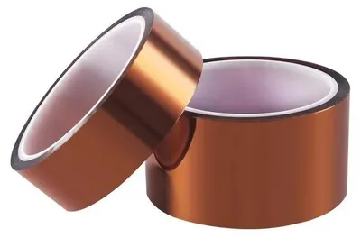Produktbild von Kapton Klebeband - Polyimid Hochtemperatur Isolierband - Elektrische Isolierung - PCB Schutz - 4er Set 60 mm x 33 m
